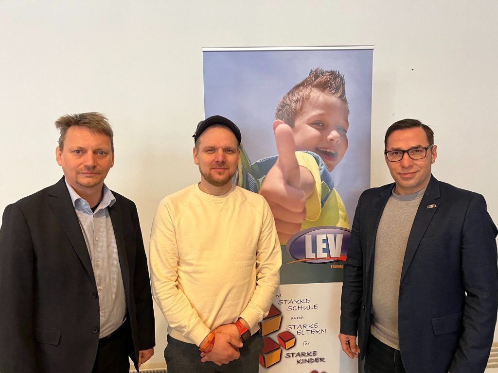 Der Vorstand der LEV: Ingo Faulstich, Roger Schmidt, Michael Doller