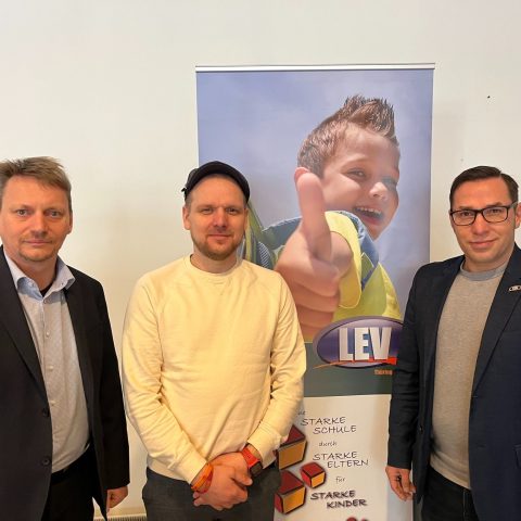 Der Vorstand der LEV: Ingo Faulstich, Roger Schmidt, Michael Doller