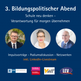 Titelbild zum 3. Bildungspolitischen Abend