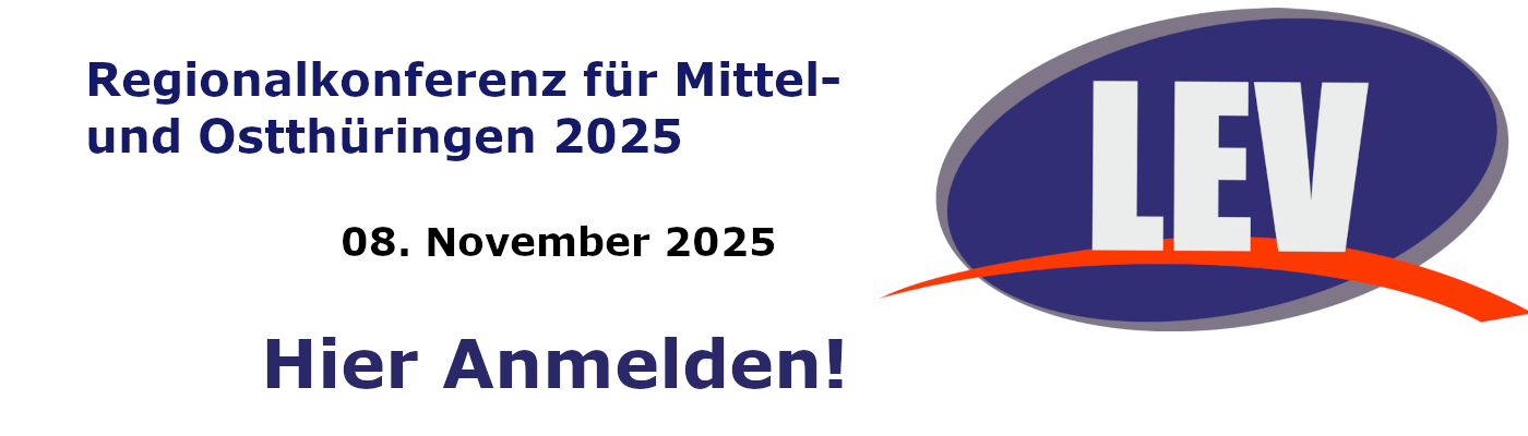 Datum vormerken: Regionalkonferenz der LEV Mittel- und Ostthüringen